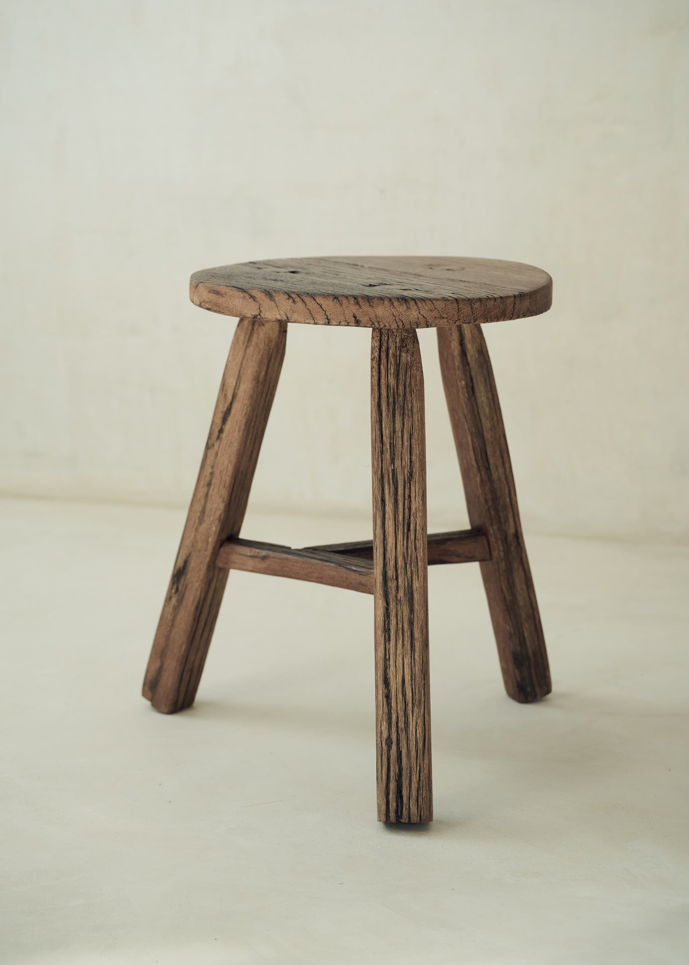 Round Wooden Stool