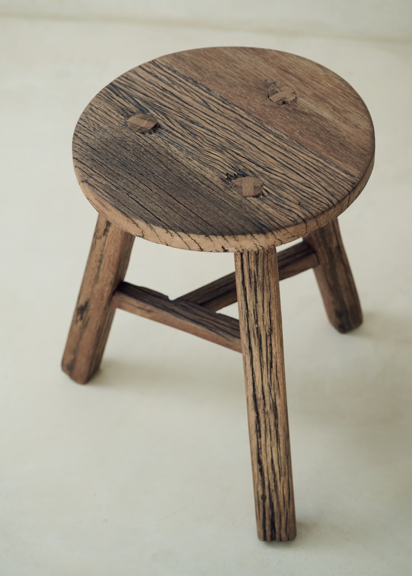 Round Wooden Stool