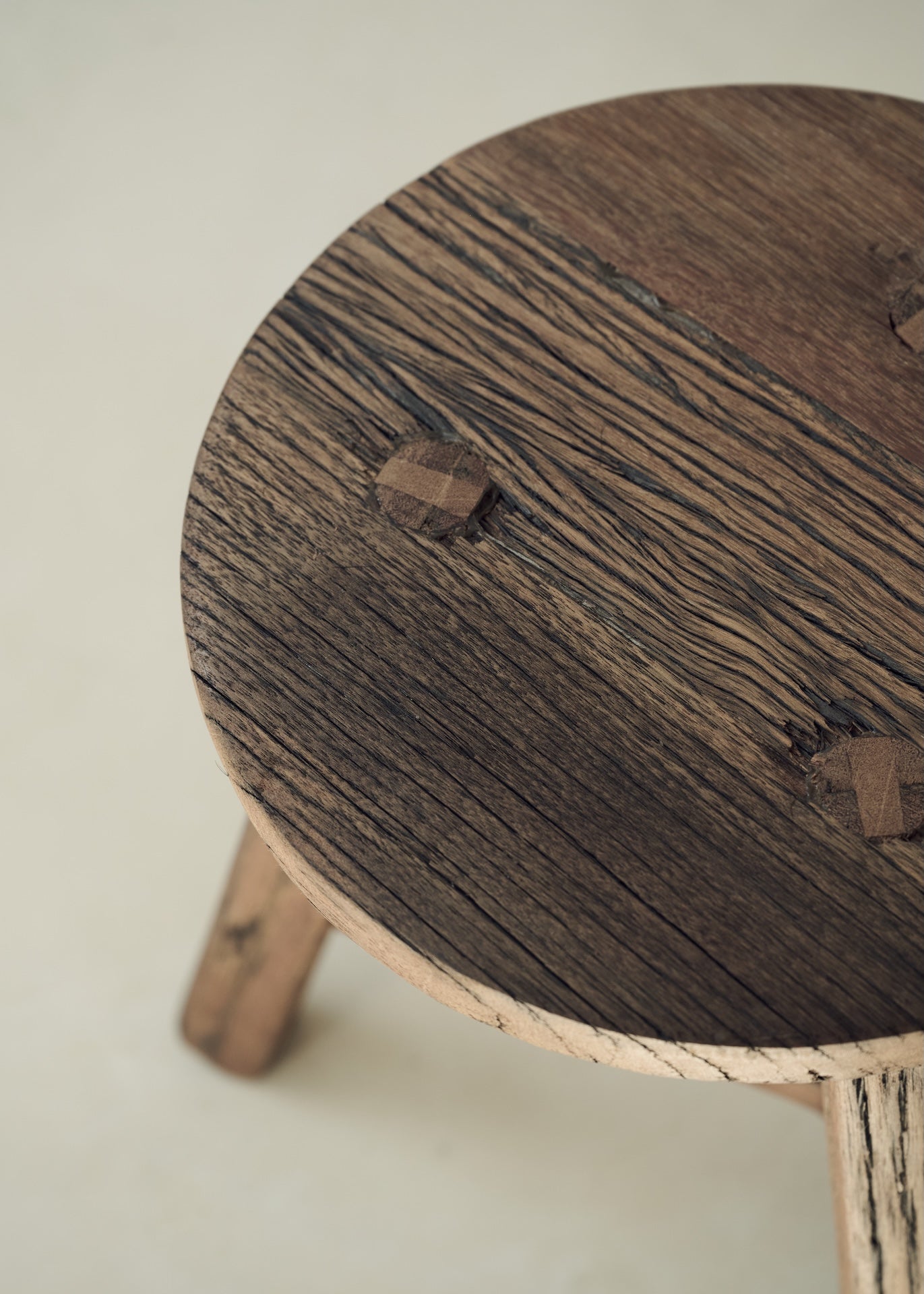 Round Wooden Stool