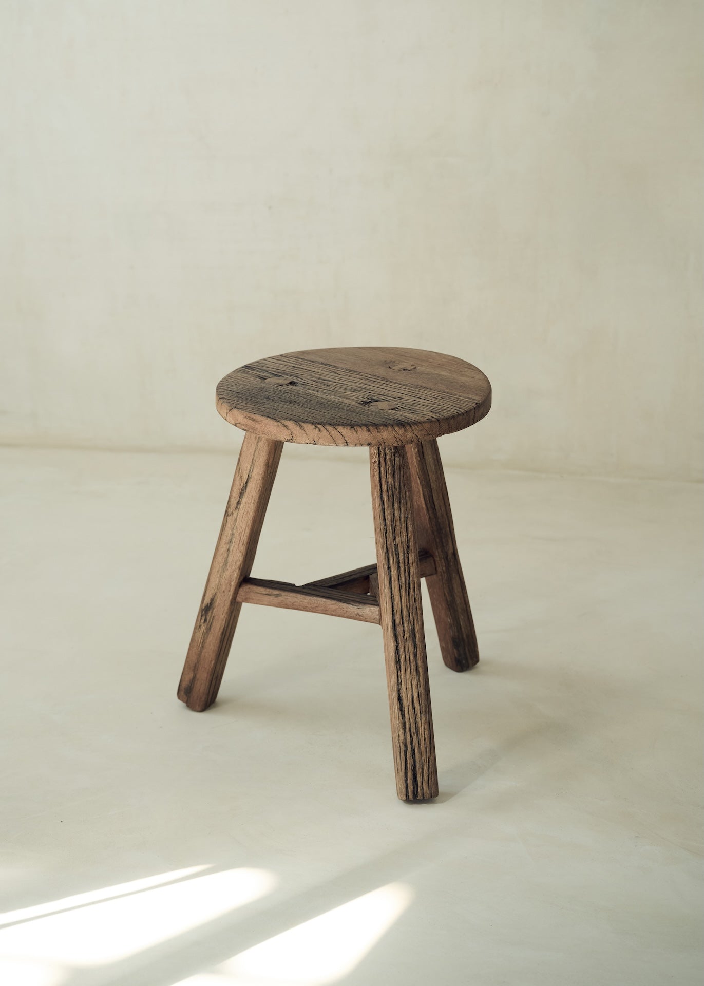 Round Wooden Stool