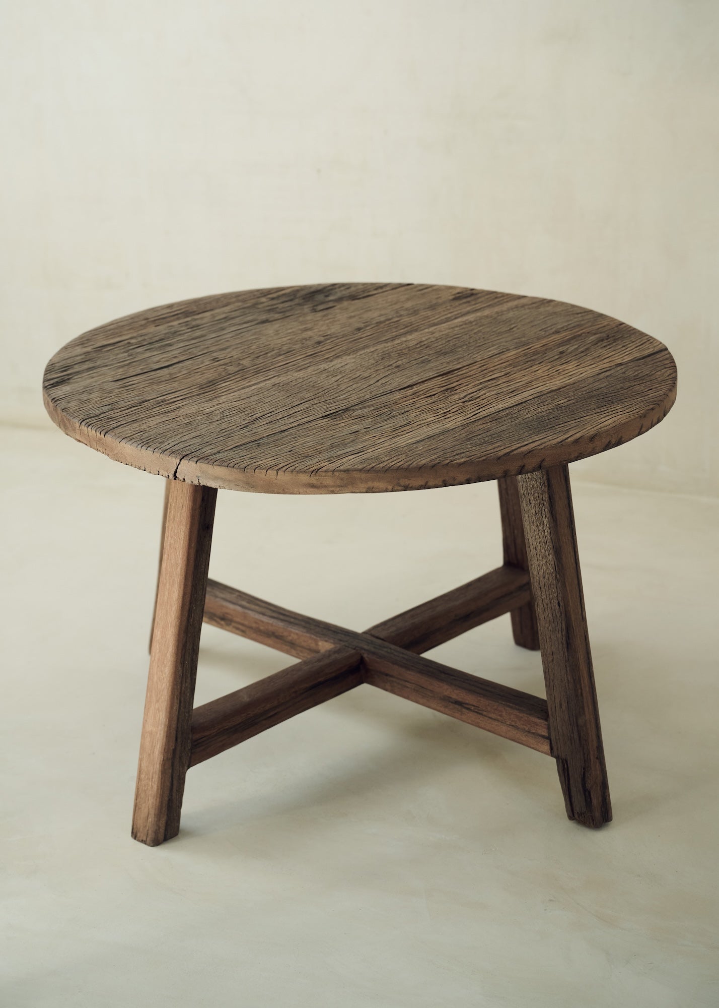 Wooden Round Side Table