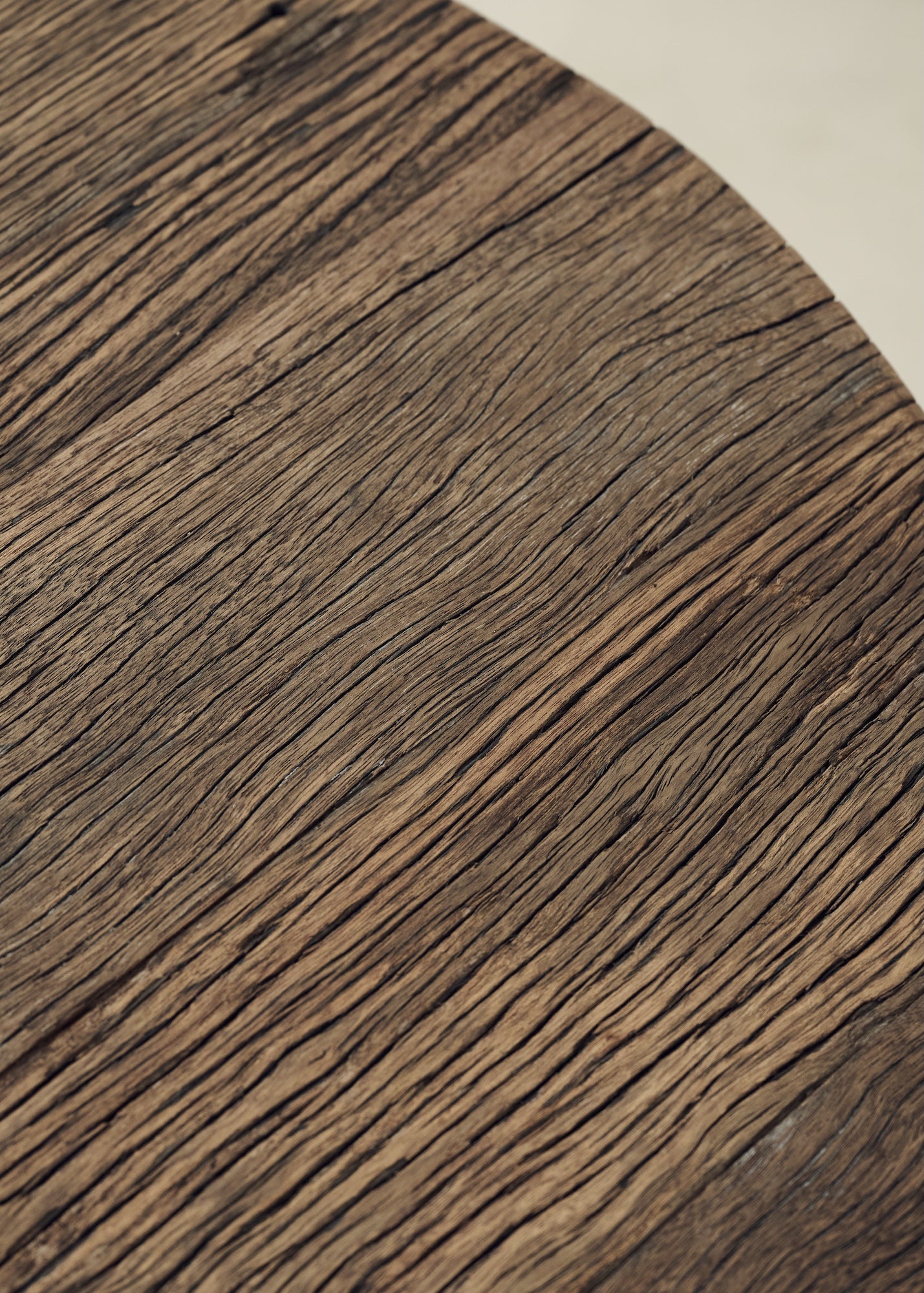 Wooden Round Side Table