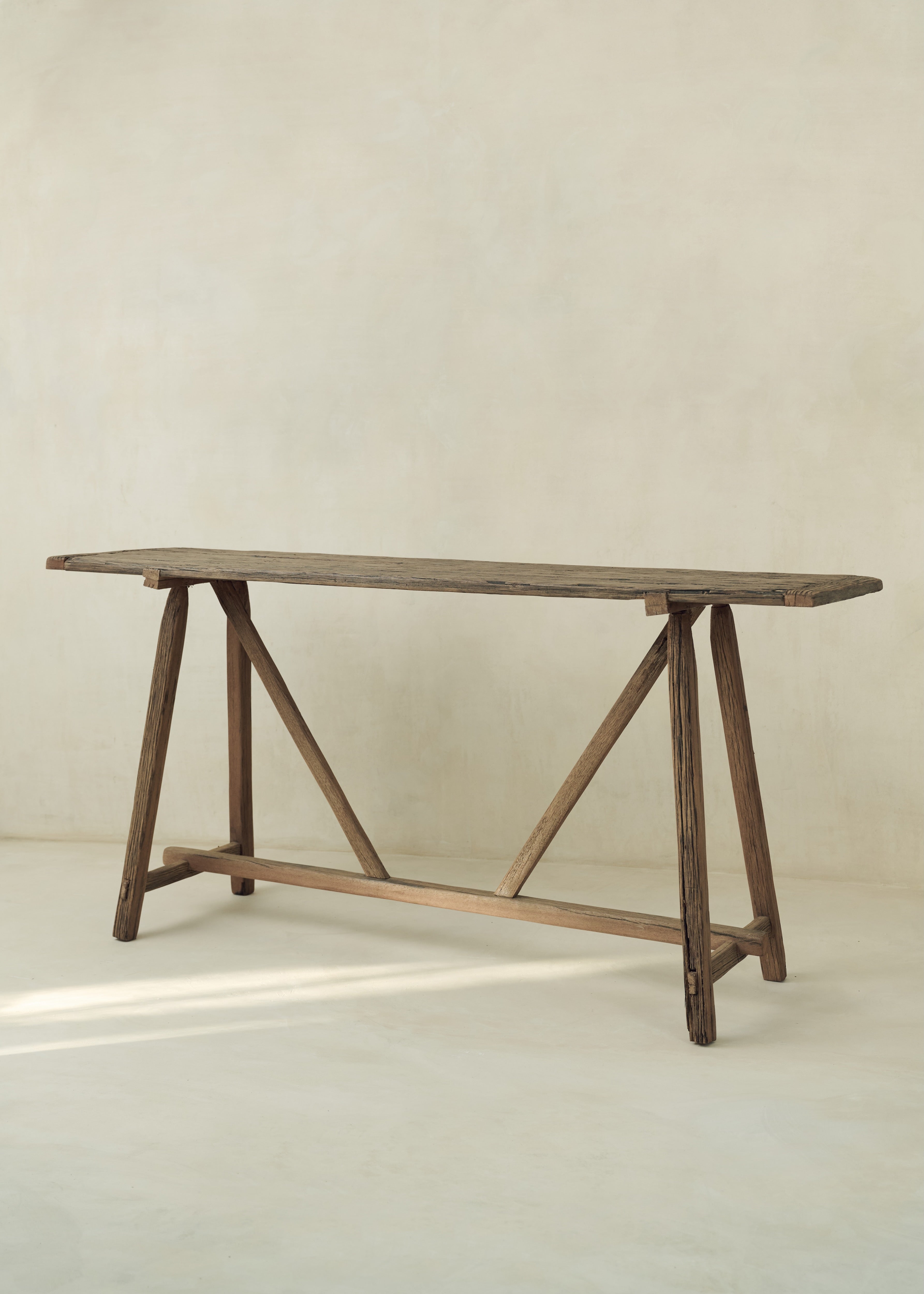 Rustic Wooden Console