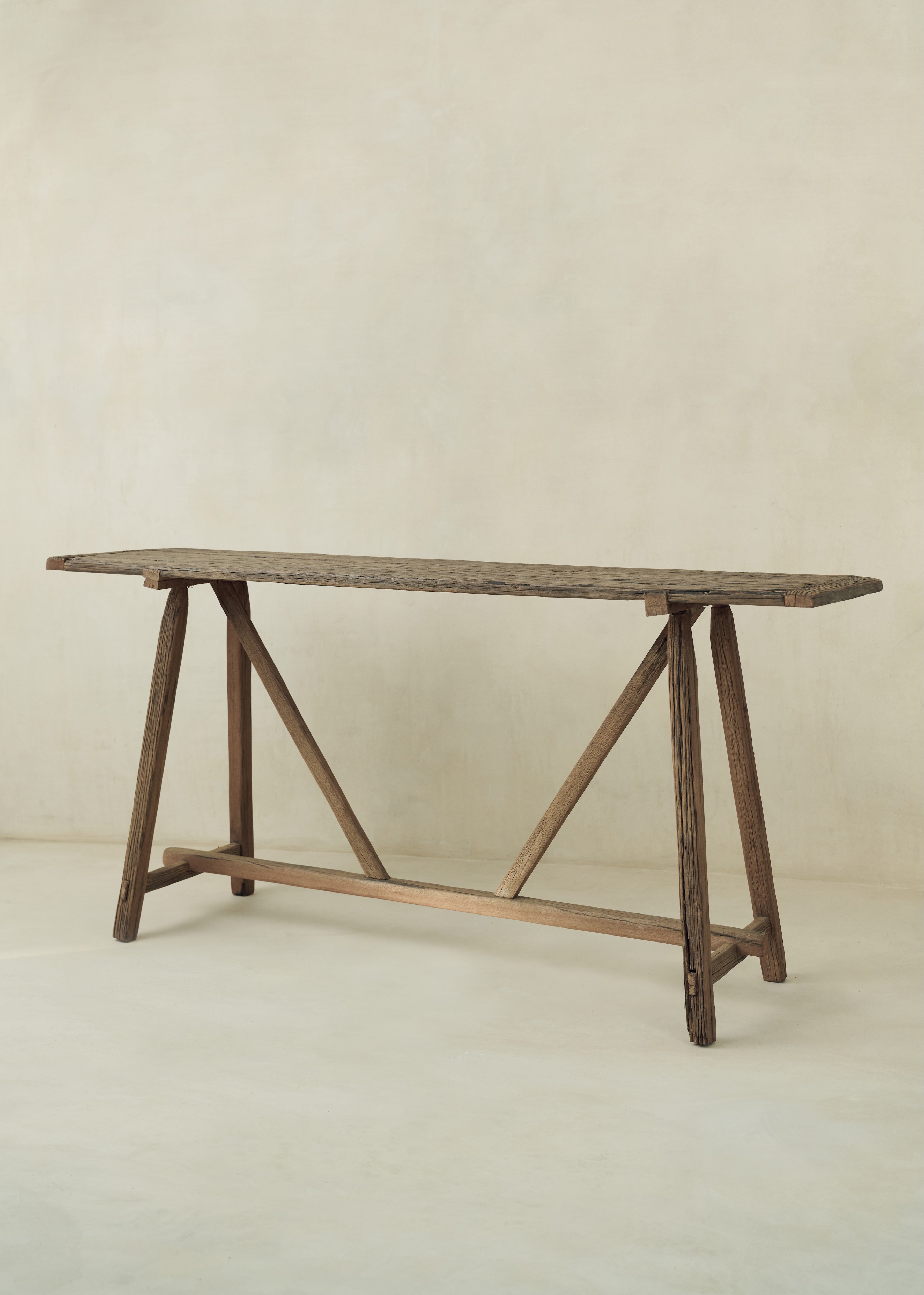 Rustic Wooden Console