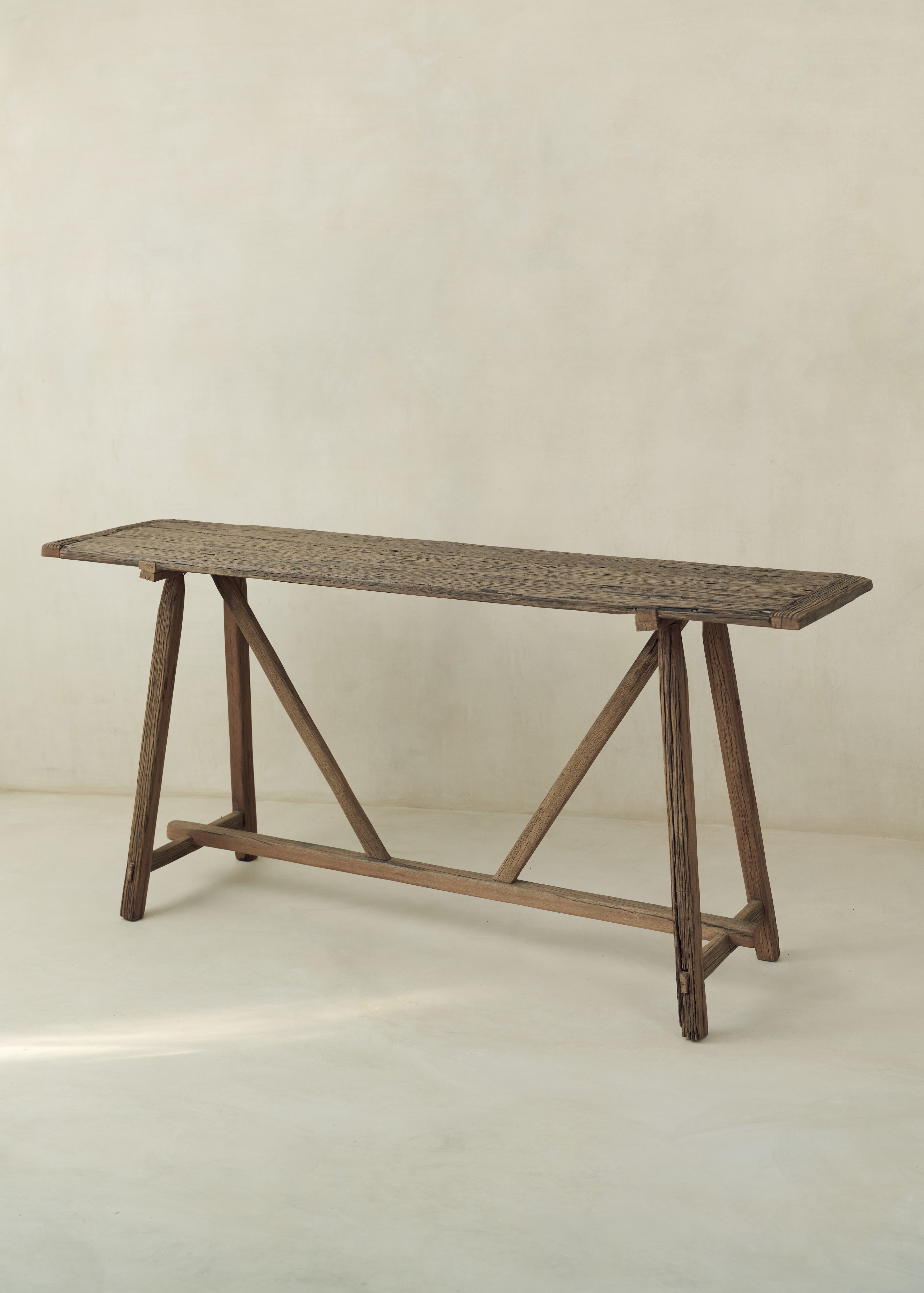 Rustic Wooden Console