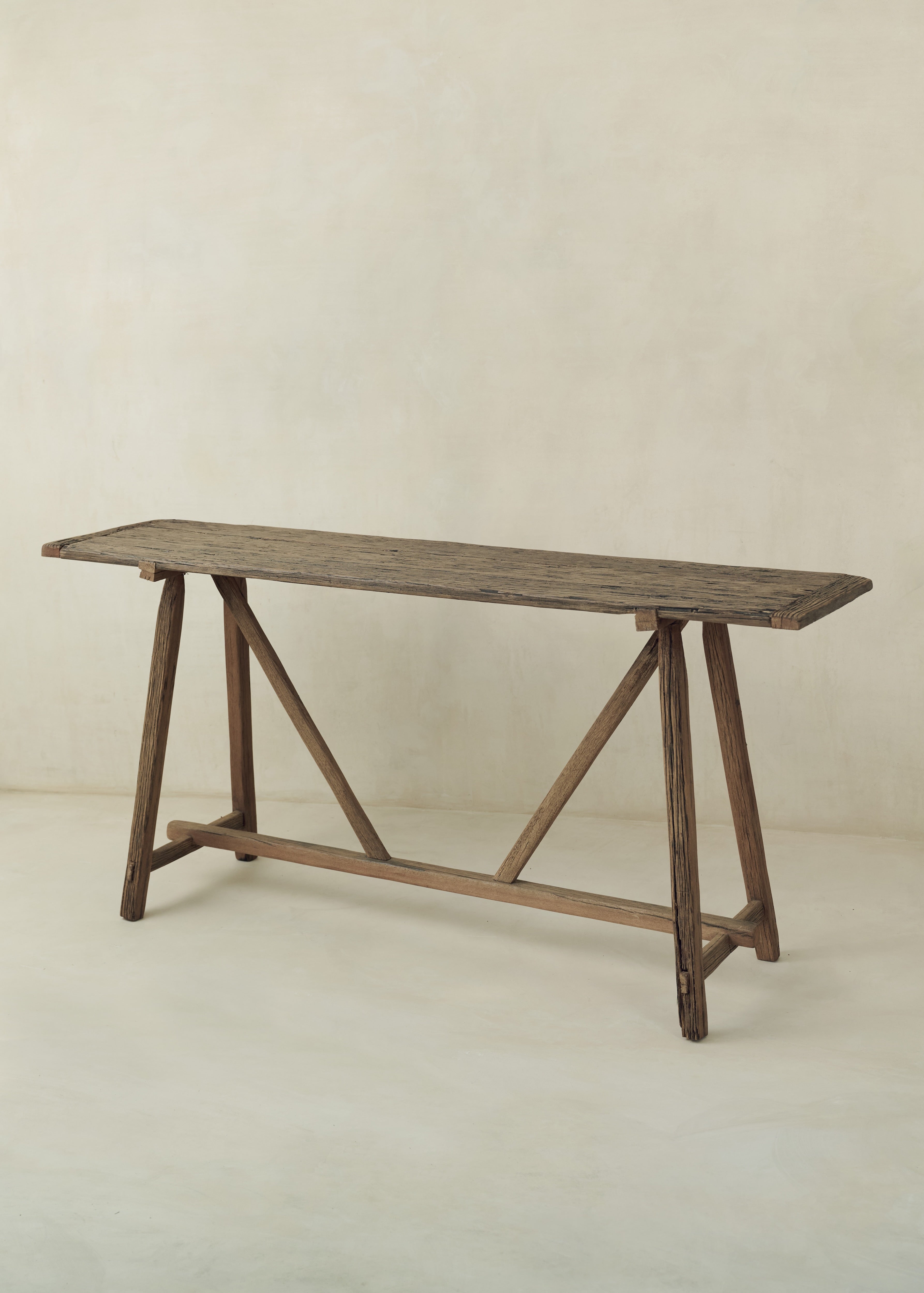 Rustic Wooden Console