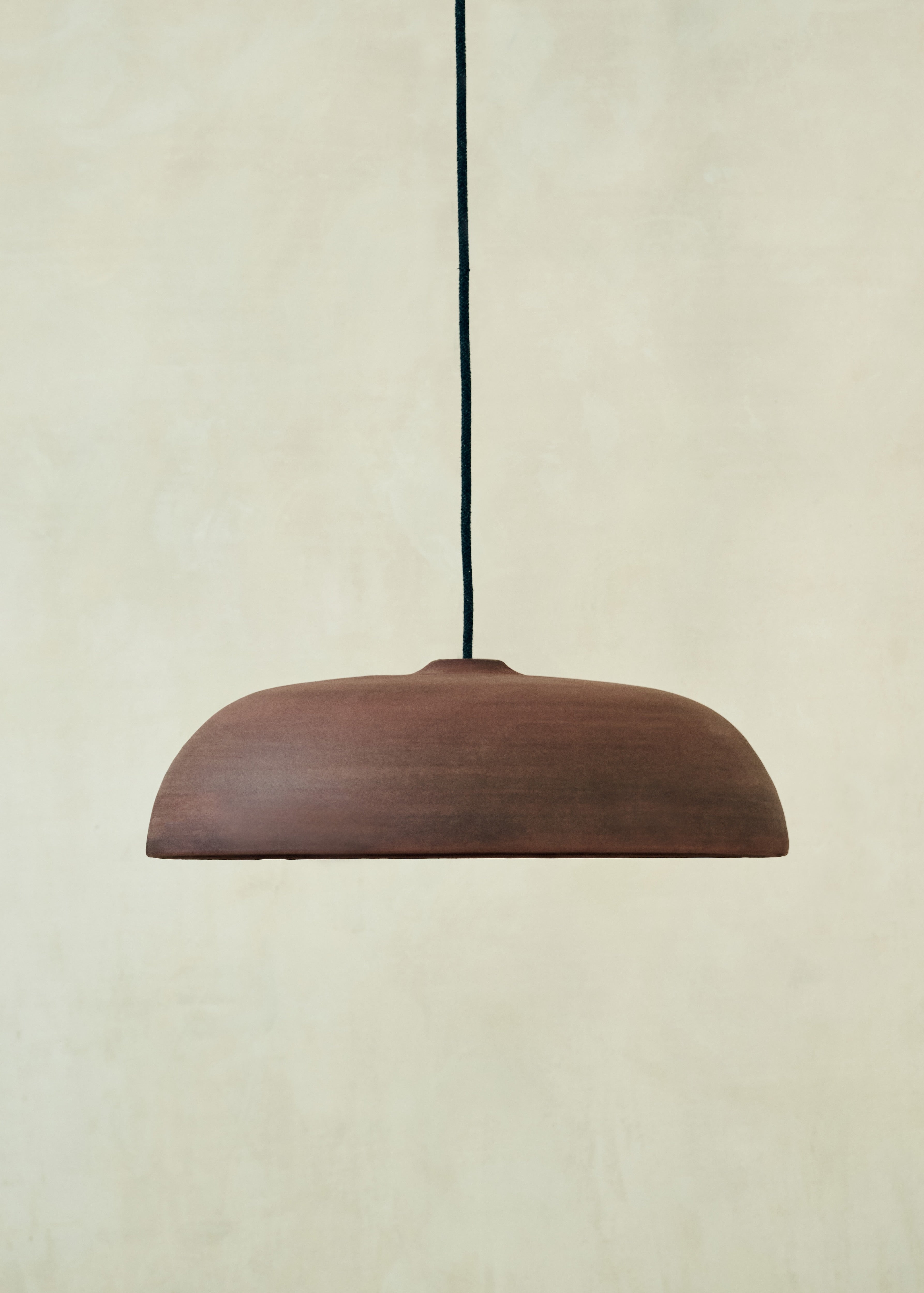 Burnt Terracotta Wide Pendant