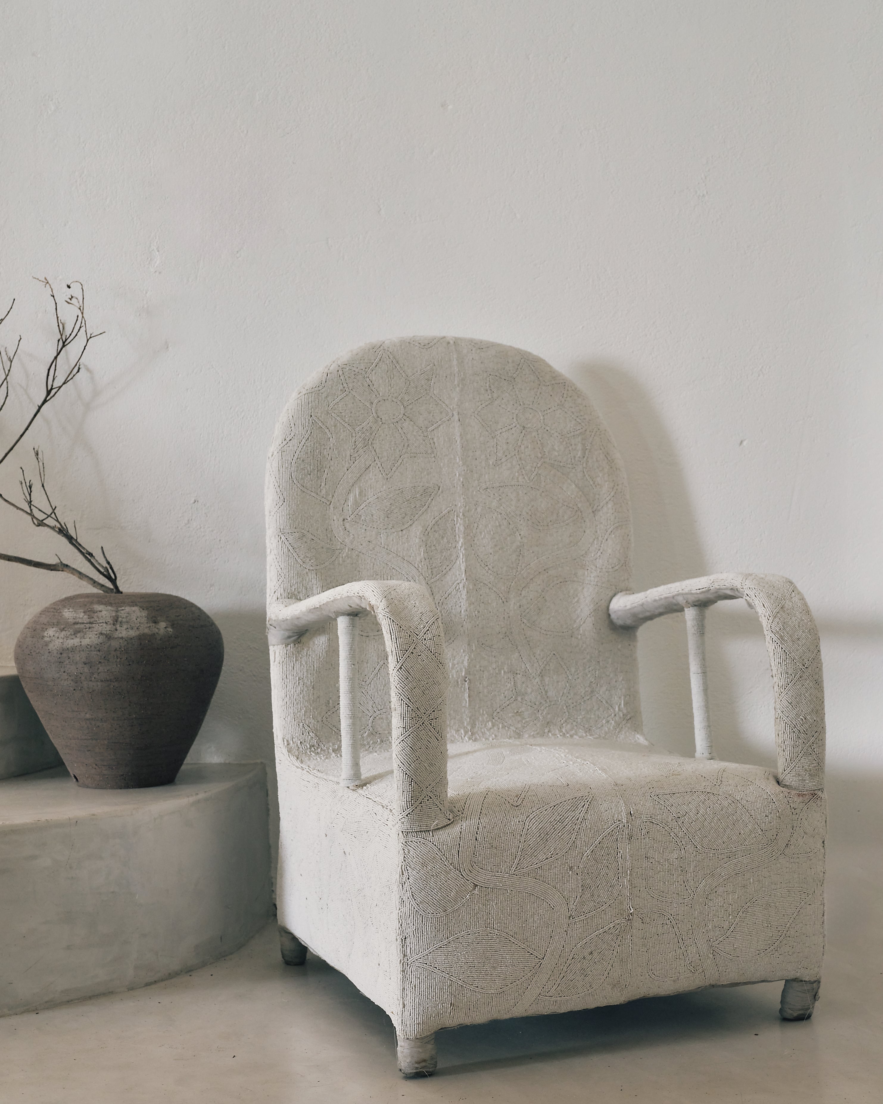 Yoruba Beaded Chair